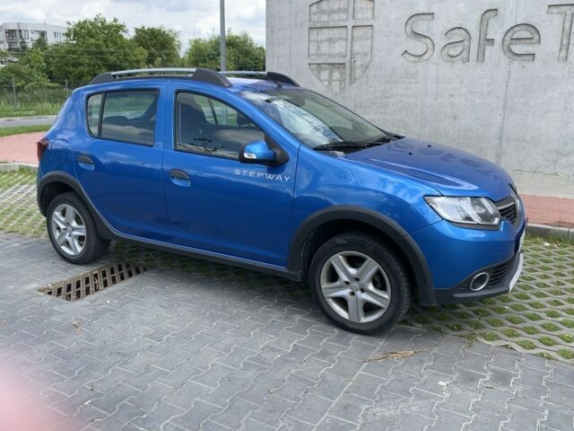 Синий Рено Сандеро, объемом двигателя 1.5 л и пробегом 170 тыс. км за 8000 $, фото 1 на Automoto.ua