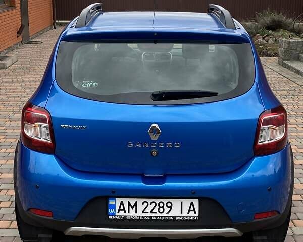 Синій Рено Сандеро, об'ємом двигуна 1.6 л та пробігом 24 тис. км за 11600 $, фото 6 на Automoto.ua