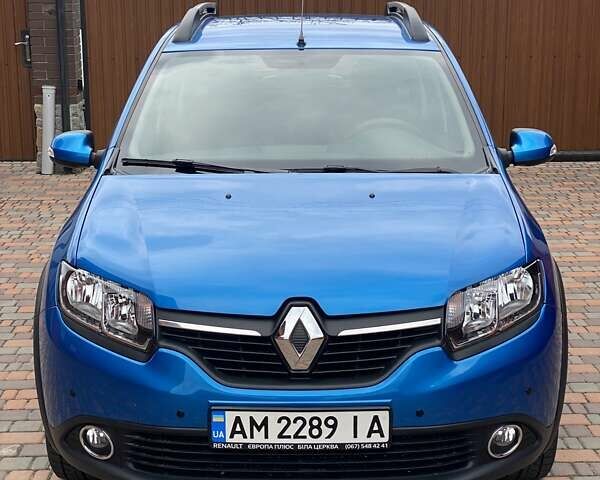 Синій Рено Сандеро, об'ємом двигуна 1.6 л та пробігом 24 тис. км за 11600 $, фото 12 на Automoto.ua