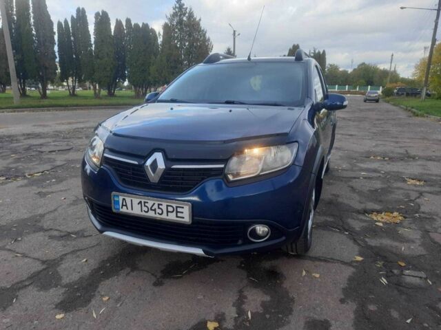 Синий Рено Сандеро, объемом двигателя 1.5 л и пробегом 180 тыс. км за 8300 $, фото 5 на Automoto.ua
