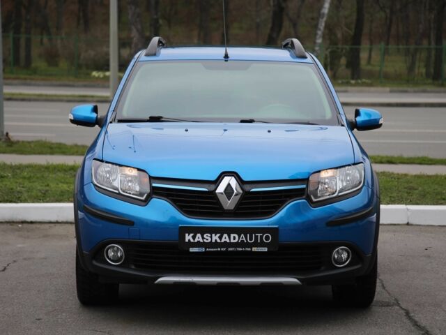 Синий Рено Сандеро, объемом двигателя 1.5 л и пробегом 92 тыс. км за 9800 $, фото 1 на Automoto.ua