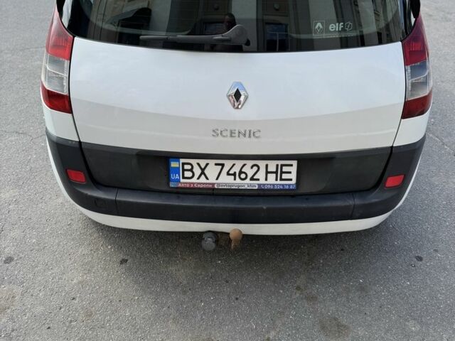 Белый Рено Сценик II, объемом двигателя 1.5 л и пробегом 295 тыс. км за 4350 $, фото 7 на Automoto.ua
