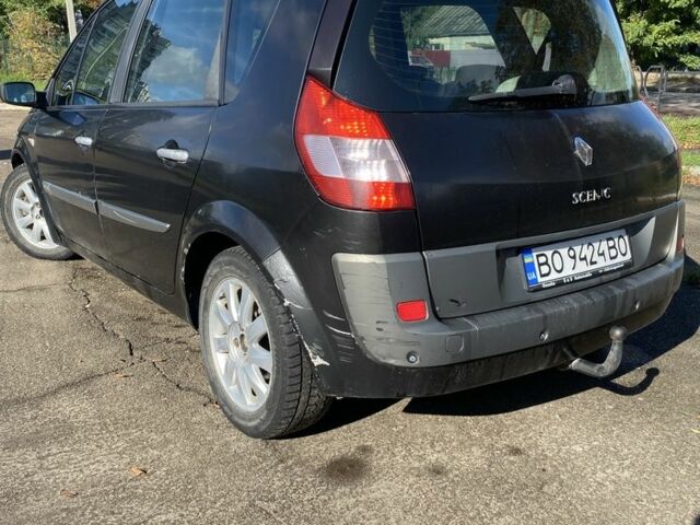 Черный Рено Сценик II, объемом двигателя 1.9 л и пробегом 258 тыс. км за 3400 $, фото 9 на Automoto.ua
