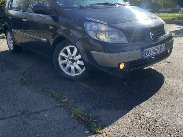 Черный Рено Сценик II, объемом двигателя 1.9 л и пробегом 258 тыс. км за 3400 $, фото 1 на Automoto.ua