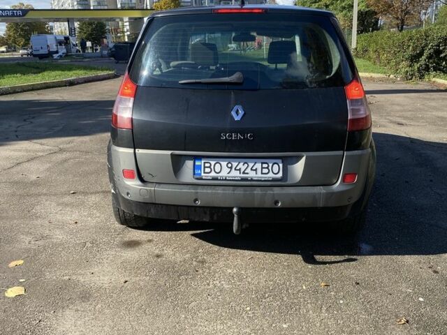 Черный Рено Сценик II, объемом двигателя 1.9 л и пробегом 258 тыс. км за 3400 $, фото 6 на Automoto.ua