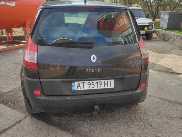 Черный Рено Сценик II, объемом двигателя 1.5 л и пробегом 330 тыс. км за 4400 $, фото 4 на Automoto.ua