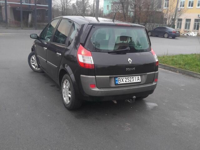 Чорний Рено Сценік II, об'ємом двигуна 1.6 л та пробігом 194 тис. км за 6100 $, фото 2 на Automoto.ua