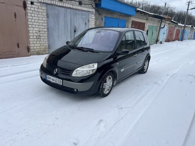 Черный Рено Сценик II, объемом двигателя 1.6 л и пробегом 160 тыс. км за 4200 $, фото 15 на Automoto.ua