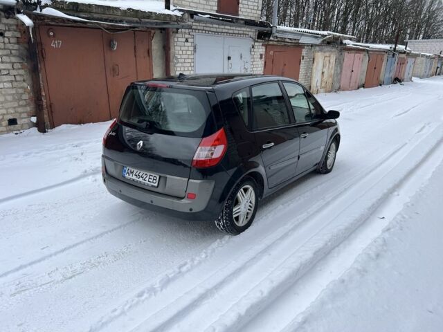 Черный Рено Сценик II, объемом двигателя 1.6 л и пробегом 160 тыс. км за 4200 $, фото 4 на Automoto.ua