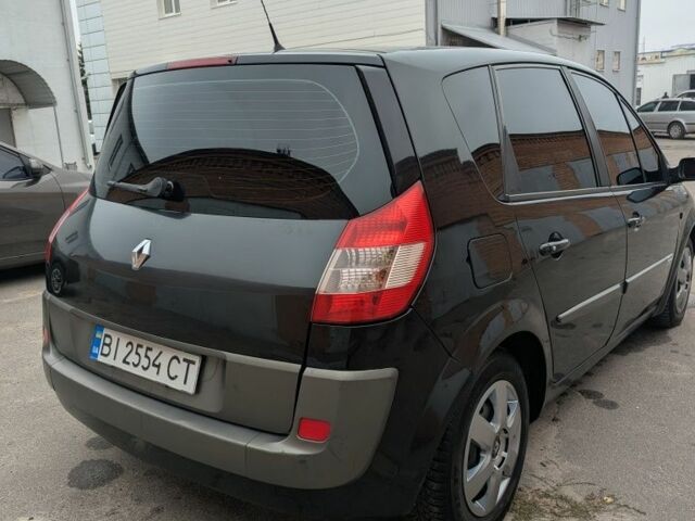 Черный Рено Сценик II, объемом двигателя 1.6 л и пробегом 194 тыс. км за 5500 $, фото 13 на Automoto.ua
