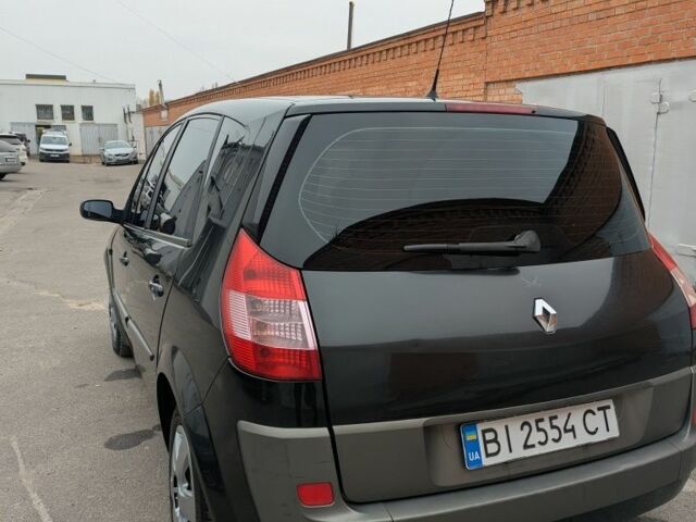 Черный Рено Сценик II, объемом двигателя 1.6 л и пробегом 194 тыс. км за 5500 $, фото 9 на Automoto.ua