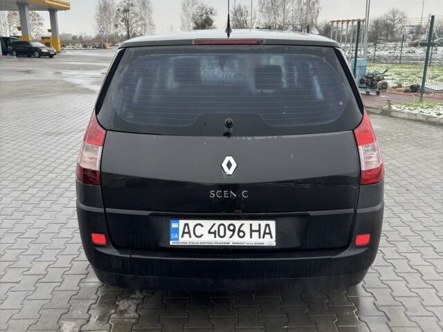 Черный Рено Сценик II, объемом двигателя 1.6 л и пробегом 276 тыс. км за 3600 $, фото 4 на Automoto.ua