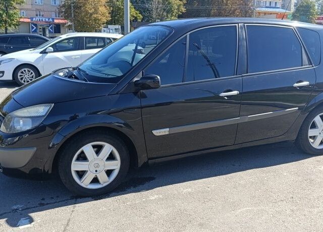 Черный Рено Сценик II, объемом двигателя 1.6 л и пробегом 276 тыс. км за 4700 $, фото 3 на Automoto.ua