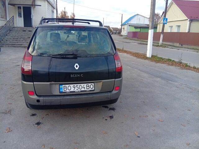 Черный Рено Сценик II, объемом двигателя 1.9 л и пробегом 290 тыс. км за 3700 $, фото 2 на Automoto.ua