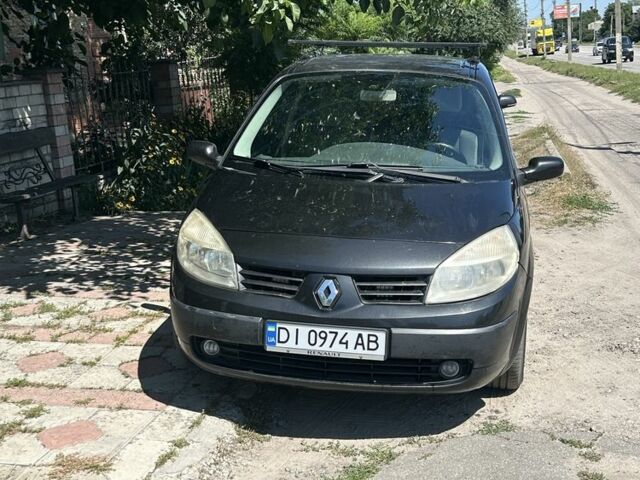 Черный Рено Сценик II, объемом двигателя 1.6 л и пробегом 240 тыс. км за 4800 $, фото 2 на Automoto.ua