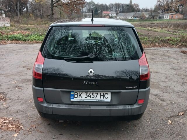 Черный Рено Сценик II, объемом двигателя 1.6 л и пробегом 250 тыс. км за 5100 $, фото 3 на Automoto.ua