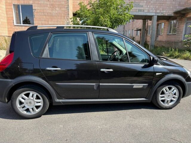 Черный Рено Сценик II, объемом двигателя 1.6 л и пробегом 245 тыс. км за 6200 $, фото 6 на Automoto.ua