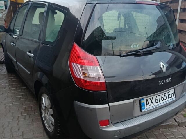 Черный Рено Сценик II, объемом двигателя 1.5 л и пробегом 270 тыс. км за 3900 $, фото 7 на Automoto.ua