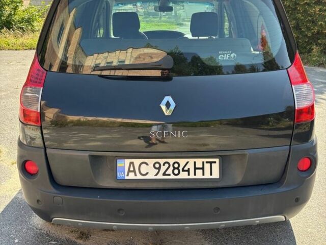 Черный Рено Сценик II, объемом двигателя 1.6 л и пробегом 245 тыс. км за 6200 $, фото 4 на Automoto.ua