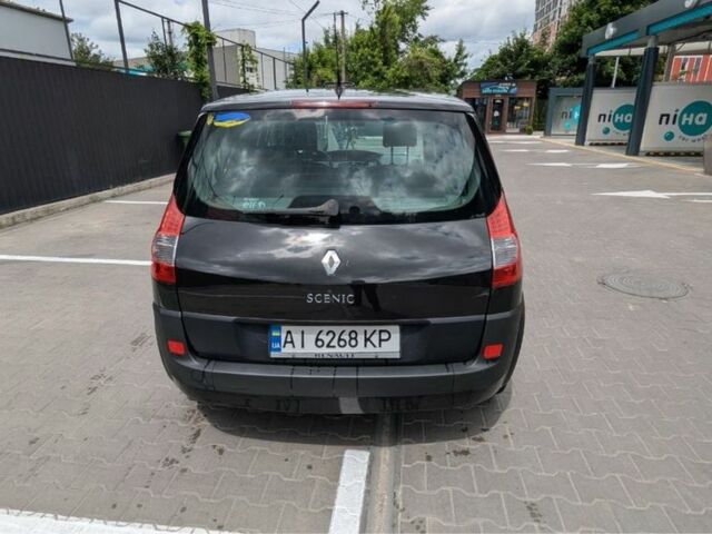 Черный Рено Сценик II, объемом двигателя 1.9 л и пробегом 249 тыс. км за 5750 $, фото 3 на Automoto.ua
