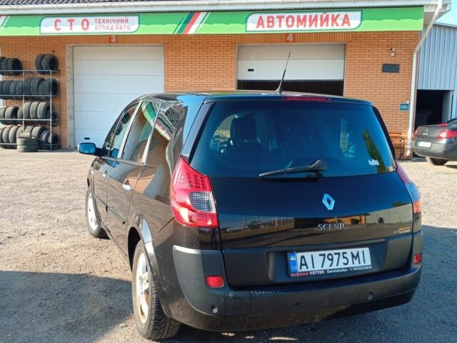 Черный Рено Сценик II, объемом двигателя 1.5 л и пробегом 238 тыс. км за 4900 $, фото 2 на Automoto.ua