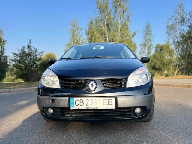 Черный Рено Сценик II, объемом двигателя 1.9 л и пробегом 320 тыс. км за 4300 $, фото 1 на Automoto.ua