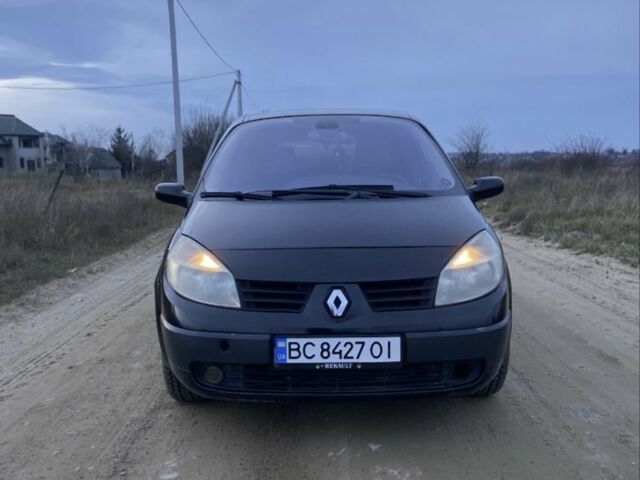 Черный Рено Сценик II, объемом двигателя 1.9 л и пробегом 320 тыс. км за 3500 $, фото 2 на Automoto.ua