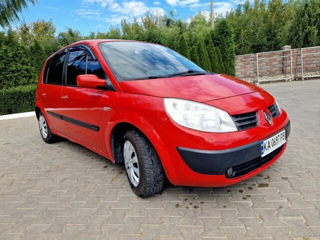 Красный Рено Сценик II, объемом двигателя 1.6 л и пробегом 205 тыс. км за 4700 $, фото 4 на Automoto.ua