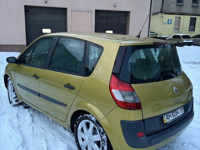 Жовтий Рено Сценік II, об'ємом двигуна 1.6 л та пробігом 230 тис. км за 4800 $, фото 5 на Automoto.ua
