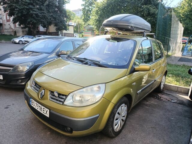 Желтый Рено Сценик II, объемом двигателя 2 л и пробегом 240 тыс. км за 4500 $, фото 2 на Automoto.ua
