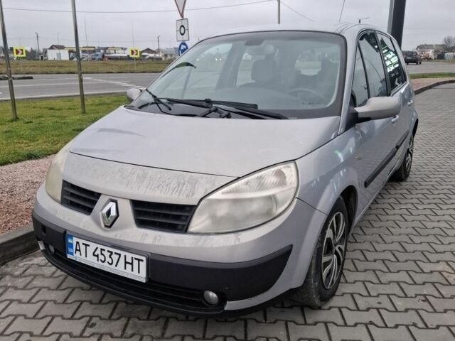 Сірий Рено Сценік II, об'ємом двигуна 1.5 л та пробігом 220 тис. км за 3200 $, фото 1 на Automoto.ua