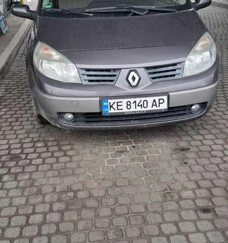 Серый Рено Сценик II, объемом двигателя 1.6 л и пробегом 210 тыс. км за 4200 $, фото 3 на Automoto.ua