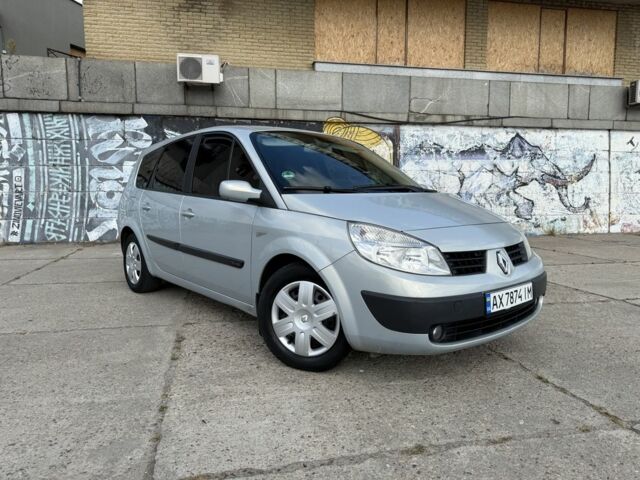 Сірий Рено Сценік II, об'ємом двигуна 1.6 л та пробігом 220 тис. км за 4550 $, фото 9 на Automoto.ua