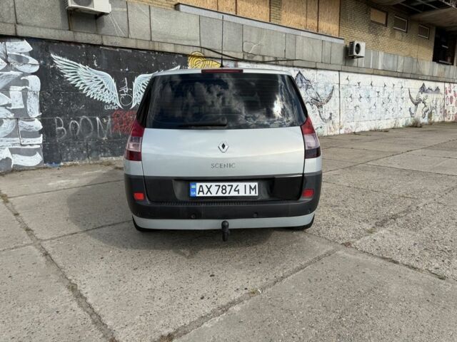 Сірий Рено Сценік II, об'ємом двигуна 1.6 л та пробігом 220 тис. км за 4550 $, фото 5 на Automoto.ua