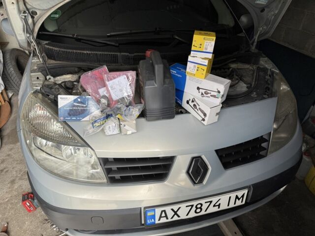Сірий Рено Сценік II, об'ємом двигуна 1.6 л та пробігом 220 тис. км за 4550 $, фото 14 на Automoto.ua