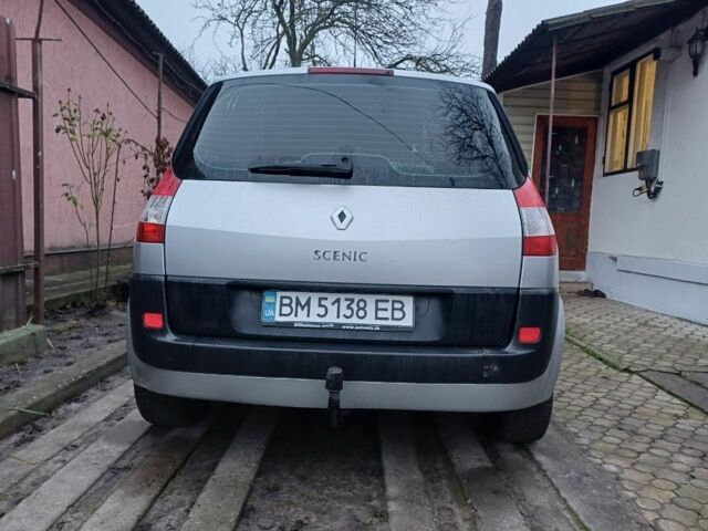 Серый Рено Сценик II, объемом двигателя 1.6 л и пробегом 305 тыс. км за 4300 $, фото 4 на Automoto.ua