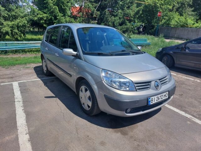 Сірий Рено Сценік II, об'ємом двигуна 2 л та пробігом 230 тис. км за 4500 $, фото 2 на Automoto.ua