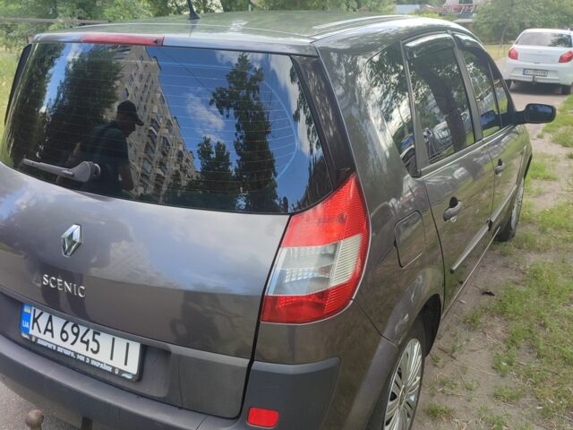 Сірий Рено Сценік II, об'ємом двигуна 1.6 л та пробігом 360 тис. км за 4500 $, фото 11 на Automoto.ua