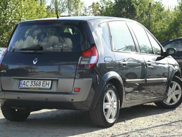 Сірий Рено Сценік II, об'ємом двигуна 2 л та пробігом 219 тис. км за 4550 $, фото 7 на Automoto.ua