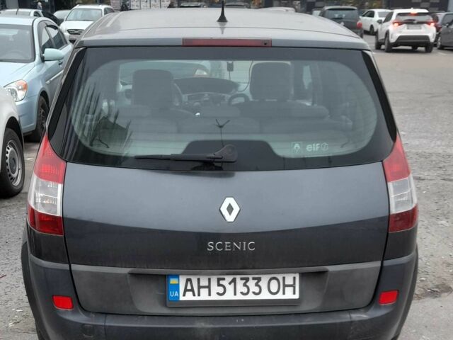 Сірий Рено Сценік II, об'ємом двигуна 1.6 л та пробігом 254 тис. км за 4500 $, фото 1 на Automoto.ua