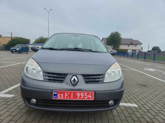 Сірий Рено Сценік II, об'ємом двигуна 1.6 л та пробігом 210 тис. км за 4500 $, фото 2 на Automoto.ua