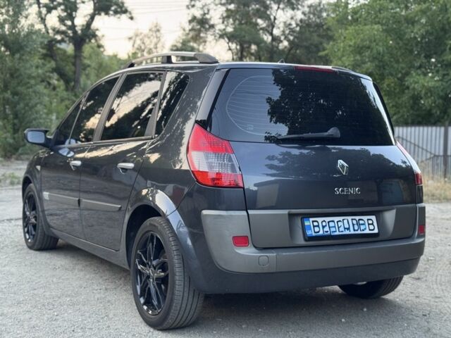 Сірий Рено Сценік II, об'ємом двигуна 1.6 л та пробігом 192 тис. км за 5350 $, фото 3 на Automoto.ua