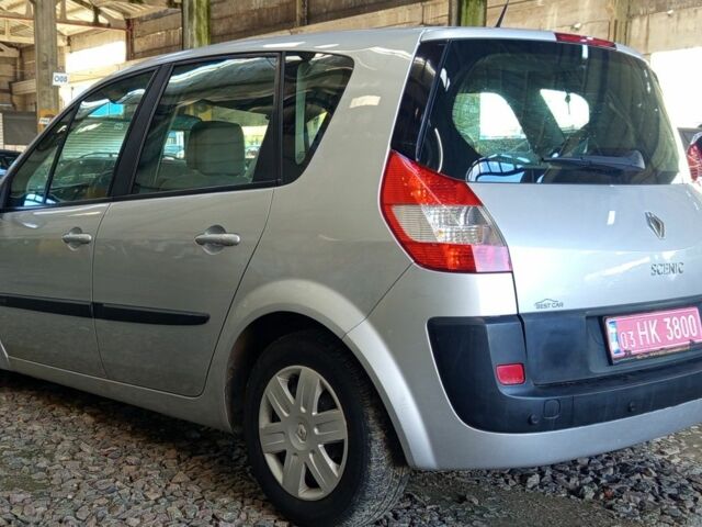 Серый Рено Сценик II, объемом двигателя 1.6 л и пробегом 160 тыс. км за 4400 $, фото 10 на Automoto.ua