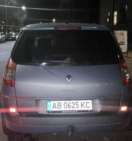 Синій Рено Сценік II, об'ємом двигуна 1.6 л та пробігом 250 тис. км за 4600 $, фото 4 на Automoto.ua