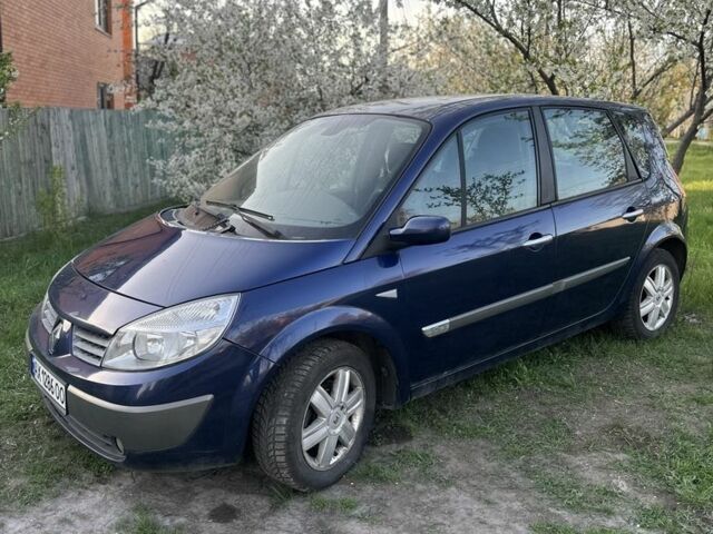 Синий Рено Сценик II, объемом двигателя 2 л и пробегом 250 тыс. км за 4300 $, фото 1 на Automoto.ua