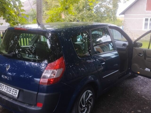 Синий Рено Сценик II, объемом двигателя 1.6 л и пробегом 230 тыс. км за 3500 $, фото 2 на Automoto.ua