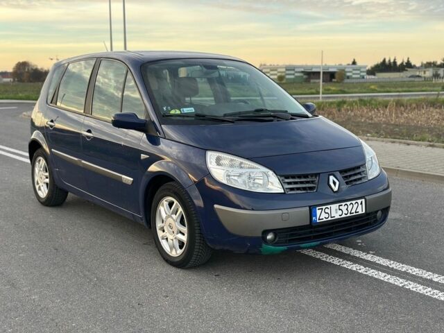 Синій Рено Сценік II, об'ємом двигуна 1.9 л та пробігом 220 тис. км за 2300 $, фото 1 на Automoto.ua