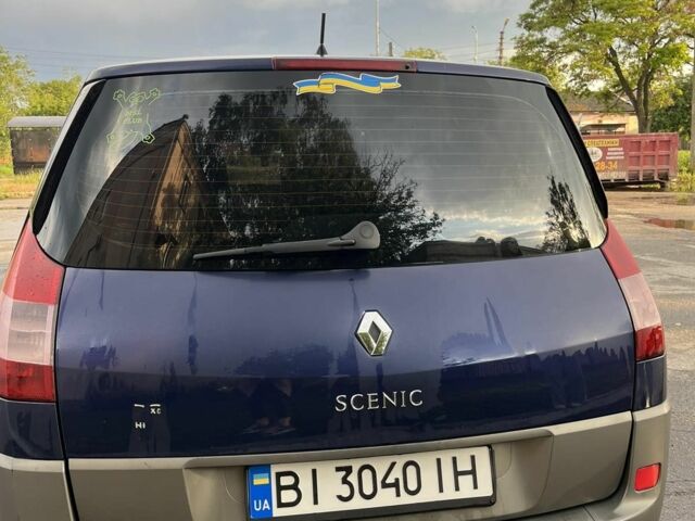 Синій Рено Сценік II, об'ємом двигуна 1.6 л та пробігом 200 тис. км за 4000 $, фото 4 на Automoto.ua