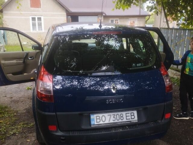 Синий Рено Сценик II, объемом двигателя 1.6 л и пробегом 230 тыс. км за 3500 $, фото 20 на Automoto.ua