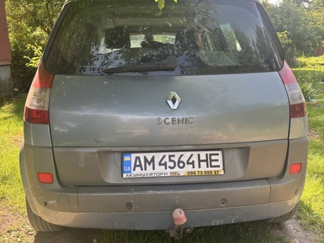 Синій Рено Сценік II, об'ємом двигуна 1.9 л та пробігом 287 тис. км за 4800 $, фото 2 на Automoto.ua
